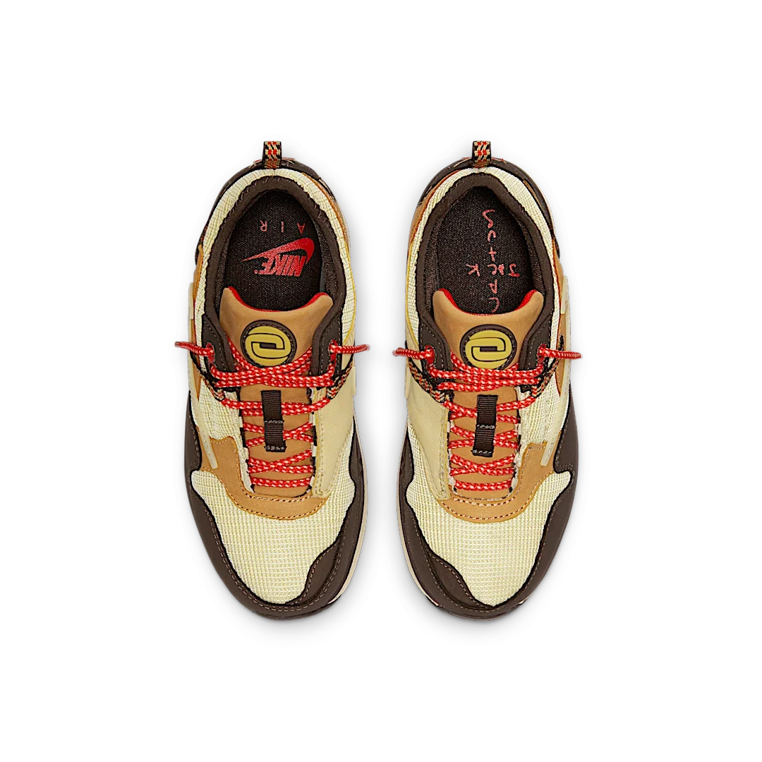 Overkicks - Nike Air Max 1 Travis Scott Cactus Jack Baroque Brown (PS) (DN4169-200) - imagen 3