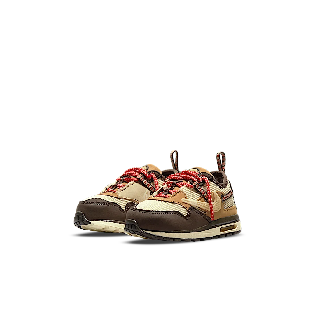 Overkicks - Nike Air Max 1 Travis Scott Cactus Jack Baroque Brown (TD) (DN4170-200) - imagen 2