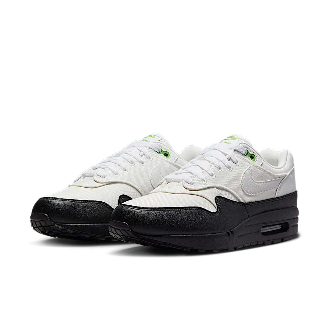 Overkicks - Nike Air Max 1 White Black Chlorophyll (FZ5160-121) - vista trasera
