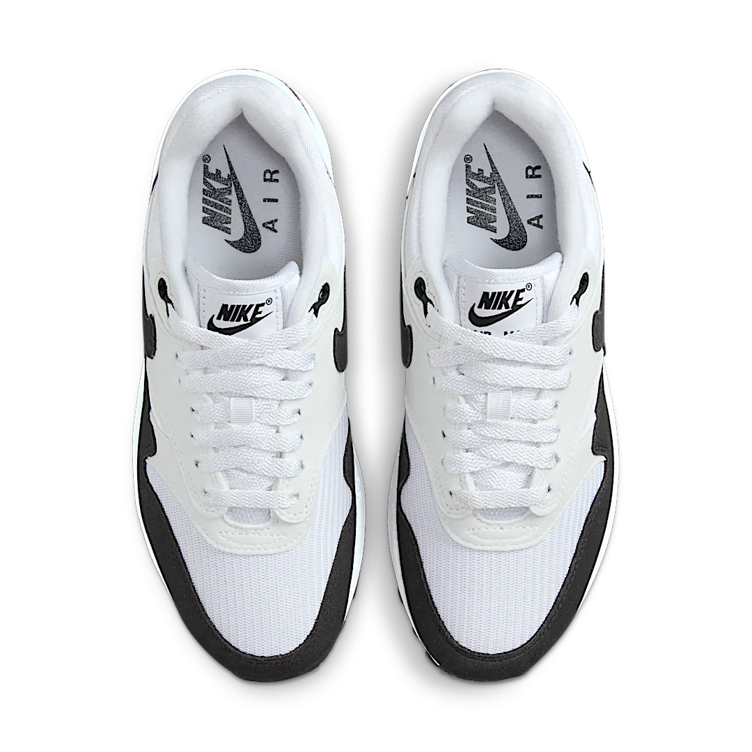 Overkicks - Nike Air Max 1 White Black Neutral Grey (DZ2628-102) - vista trasera