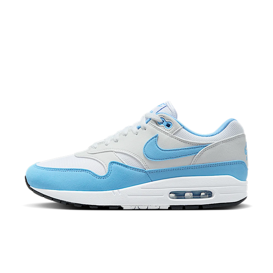 Overkicks - Nike Air Max 1 White University Blue (FD9082-103) - vista lateral