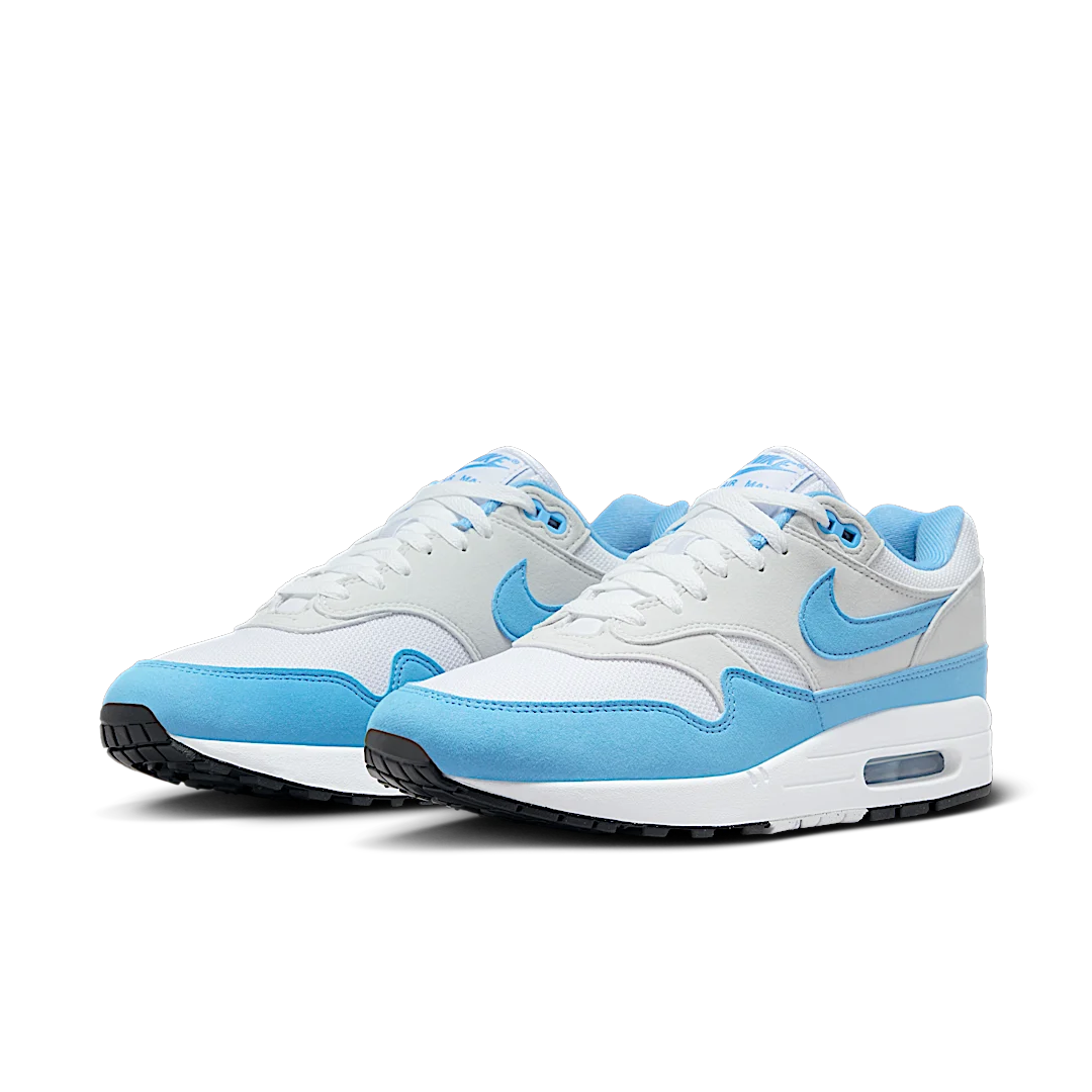 Overkicks - Nike Air Max 1 White University Blue (FD9082-103) - vista trasera