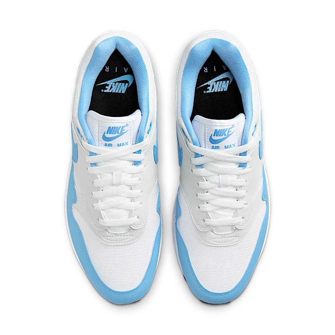 Overkicks - Nike Air Max 1 White University Blue (FD9082-103) - par completo