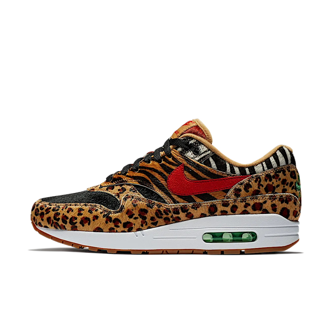 Overkicks - Nike Air Max 1 atmos Animal Pack 2.0 (All Black Box) (2018) (AQ0928-700) - vista lateral