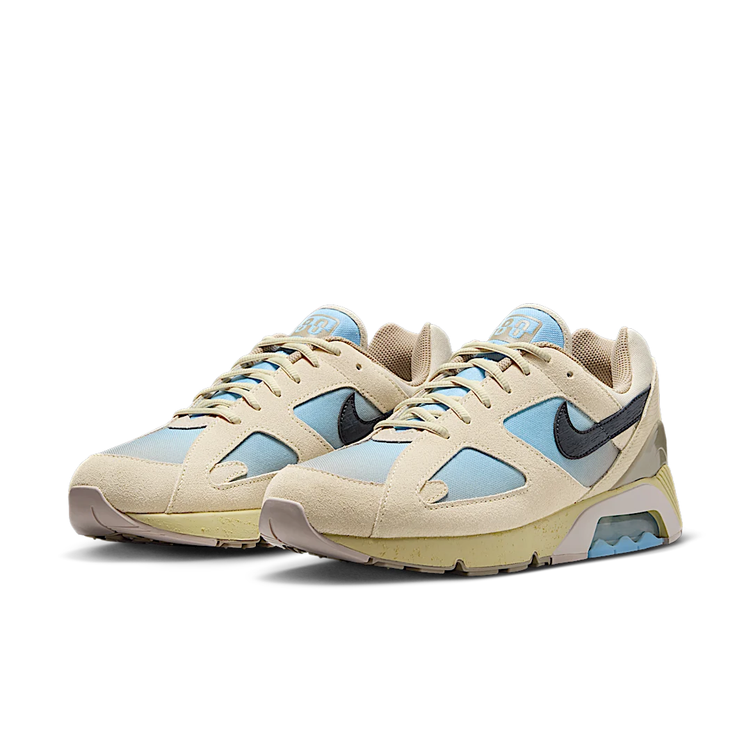 Overkicks - Nike Air Max 180 Light Khaki Psychic Blue (HJ6282-200) - vista trasera