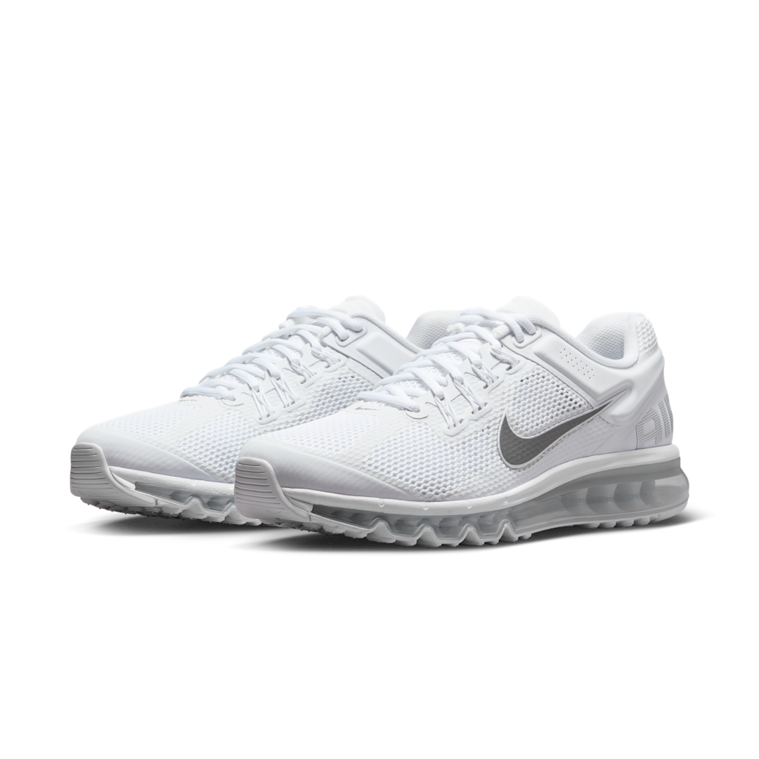 Overkicks - Nike Air Max 2013 White Metallic Slver (HF4884-100) - vista trasera