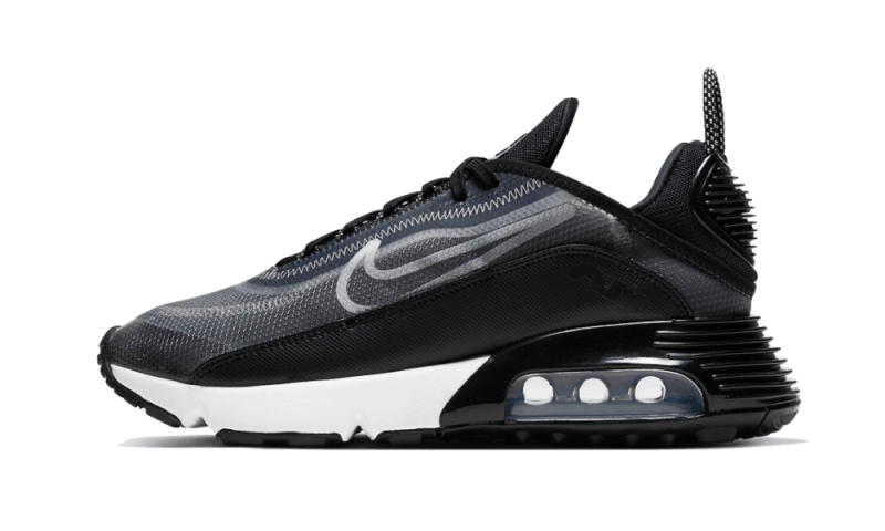 Overkicks - Nike Air Max 2090 Black White Black (CK2612-002) - vista lateral