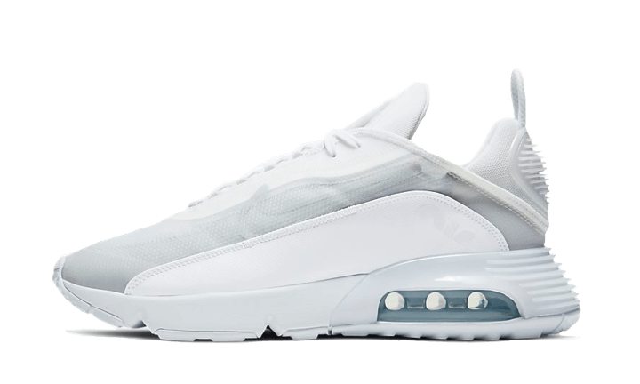 Overkicks - Nike Air Max 2090 Triple White (BV9977-100) - vista lateral