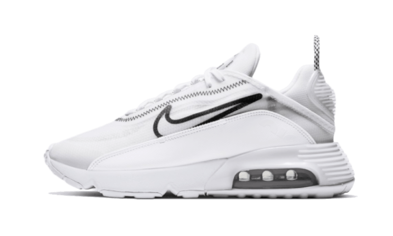 Overkicks - Nike Air Max 2090 White Black White (CK2612-100) - vista lateral