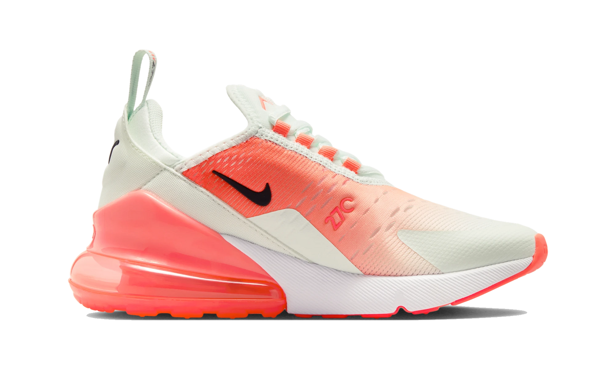 Overkicks - Nike Air Max 270 Barely Green Hot Lava (943345-302) - detalle suela