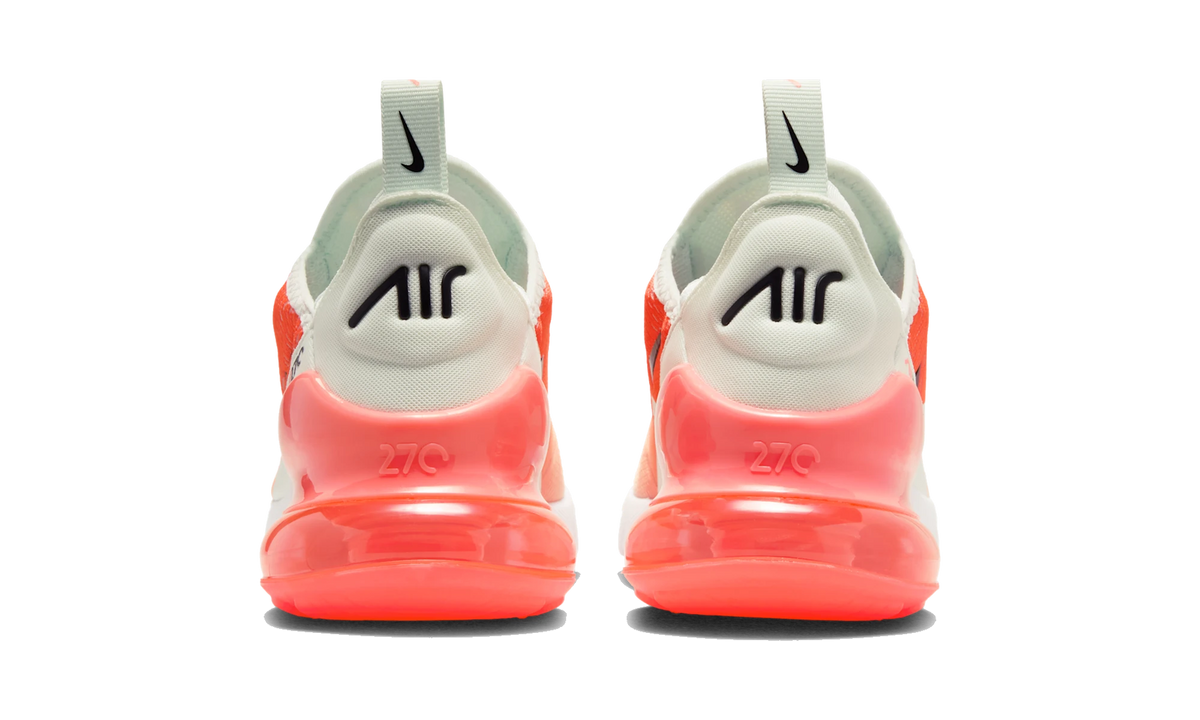 Overkicks - Nike Air Max 270 Barely Green Hot Lava (943345-302) - detalle talón