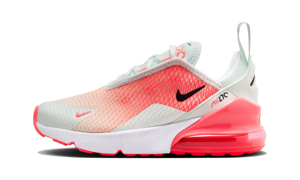 Overkicks - Nike Air Max 270 Barely Green Hot Lava (PS) (AO2372-302) - vista lateral