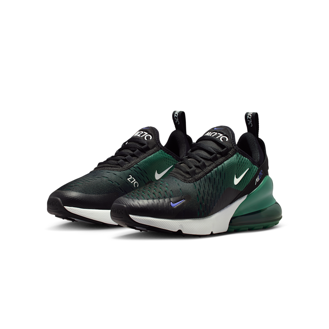 Overkicks - Nike Air Max 270 Black Evergreen Aura Deep Night (943345-042) - vista trasera
