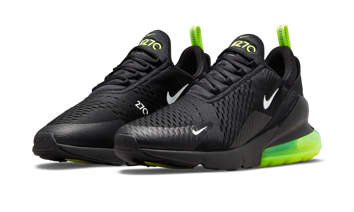Overkicks - Nike Air Max 270 Black Neon (DO6392-001) - vista trasera