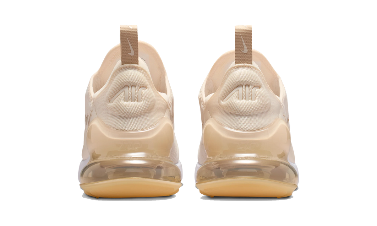 Overkicks - Nike Air Max 270 Chalk Linen (HJ3222-105) - detalle talón