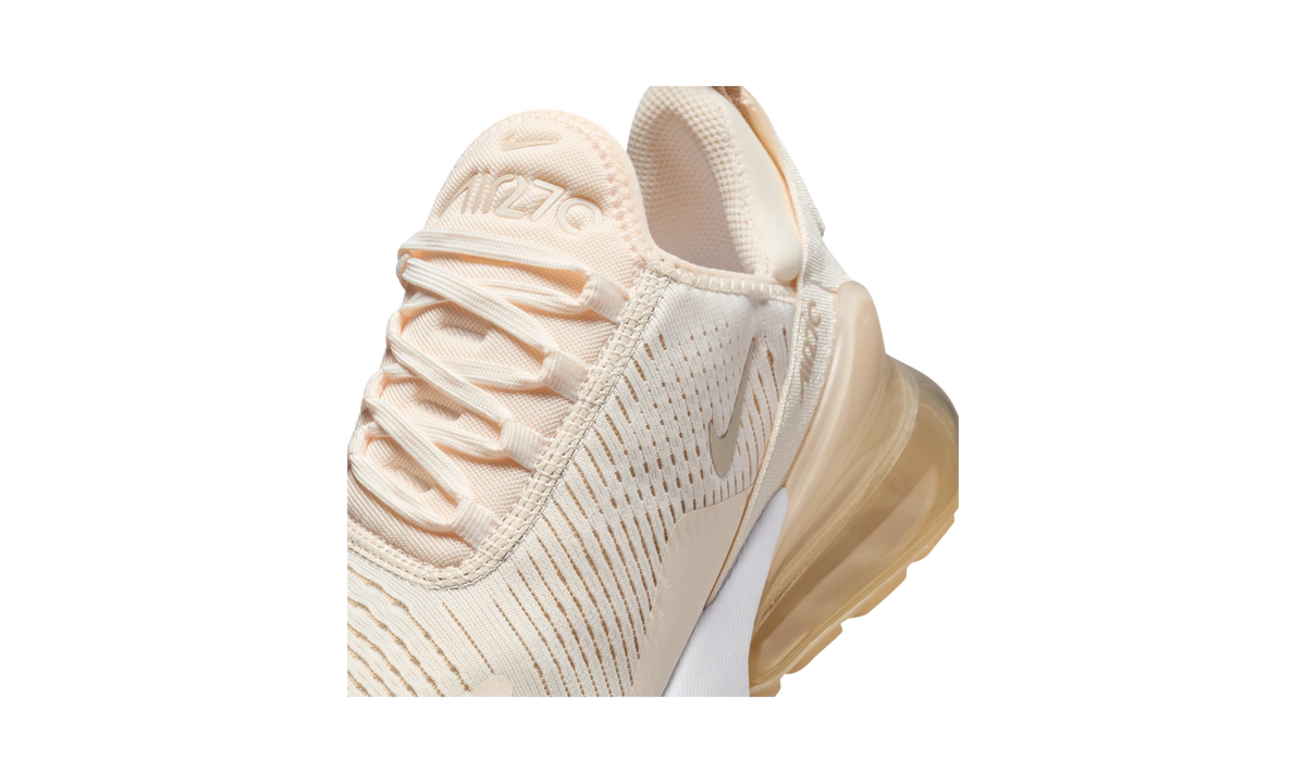 Overkicks - Nike Air Max 270 Chalk Linen (HJ3222-105) - detalle lateral interior