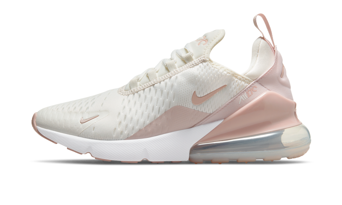 Overkicks - Nike Air Max 270 Essential Summit White Light Pink (DM3053-100) - vista lateral