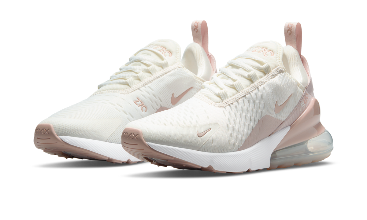 Overkicks - Nike Air Max 270 Essential Summit White Light Pink (DM3053-100) - vista trasera