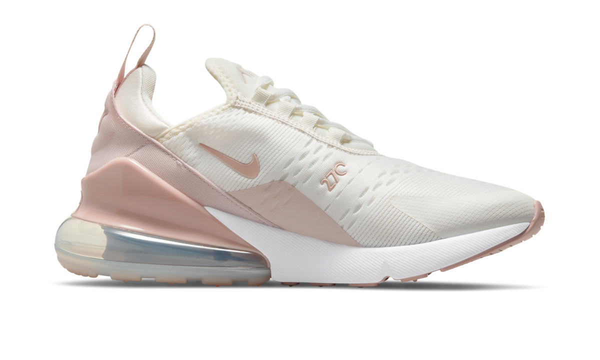 Overkicks - Nike Air Max 270 Essential Summit White Light Pink (DM3053-100) - detalle suela