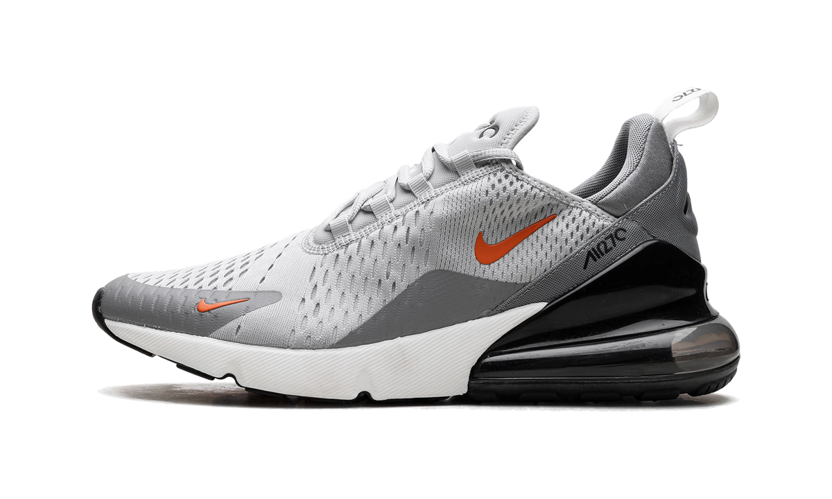 Overkicks - Nike Air Max 270 Grey Fog Team Orange Sail (DR8616-001) - vista lateral