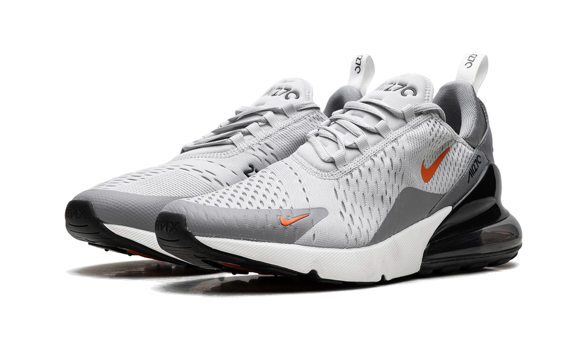 Overkicks - Nike Air Max 270 Grey Fog Team Orange Sail (DR8616-001) - vista trasera