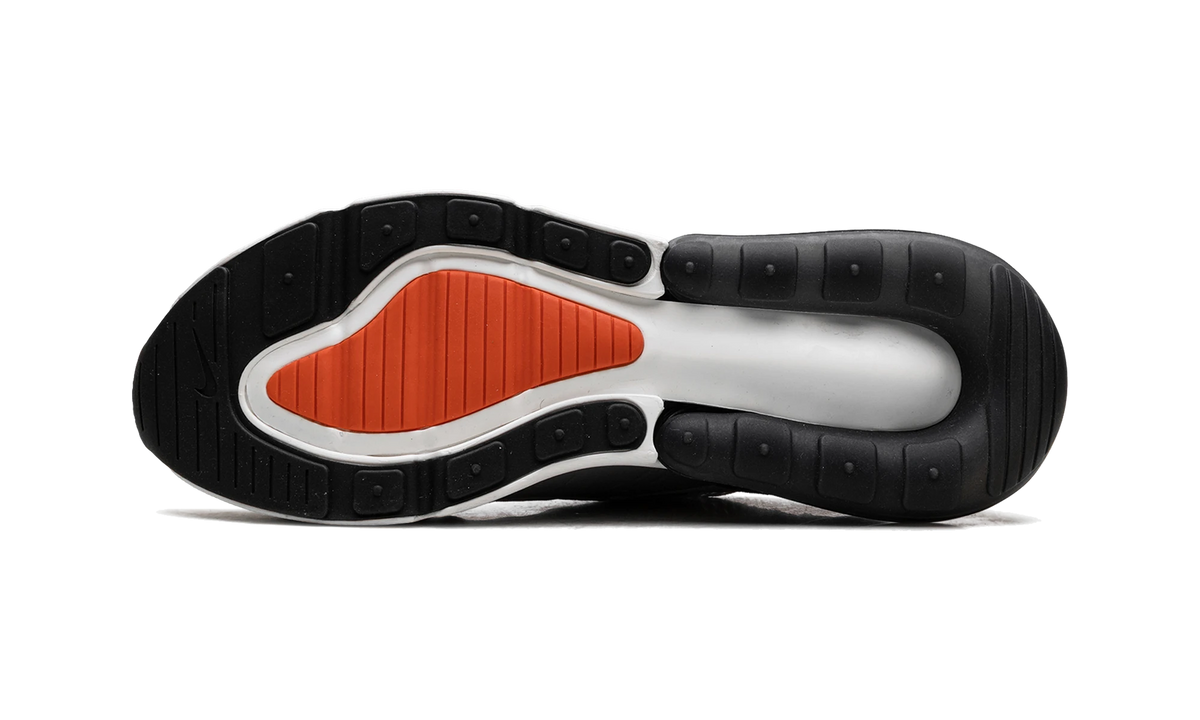 Overkicks - Nike Air Max 270 Grey Fog Team Orange Sail (DR8616-001) - vista superior