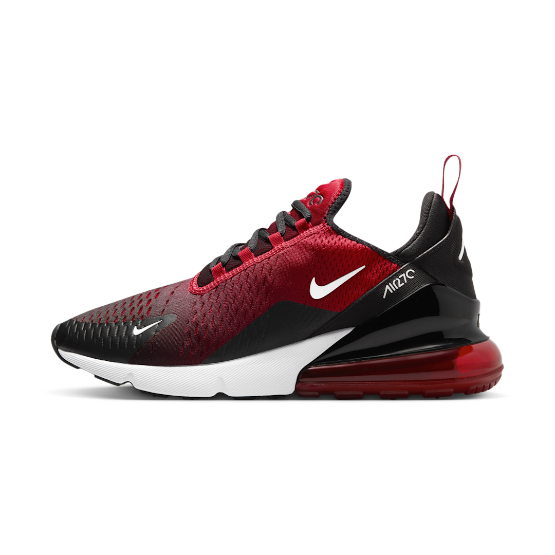 Overkicks - Nike Air Max 270 Gym Red Black (AH8050-602) - vista lateral