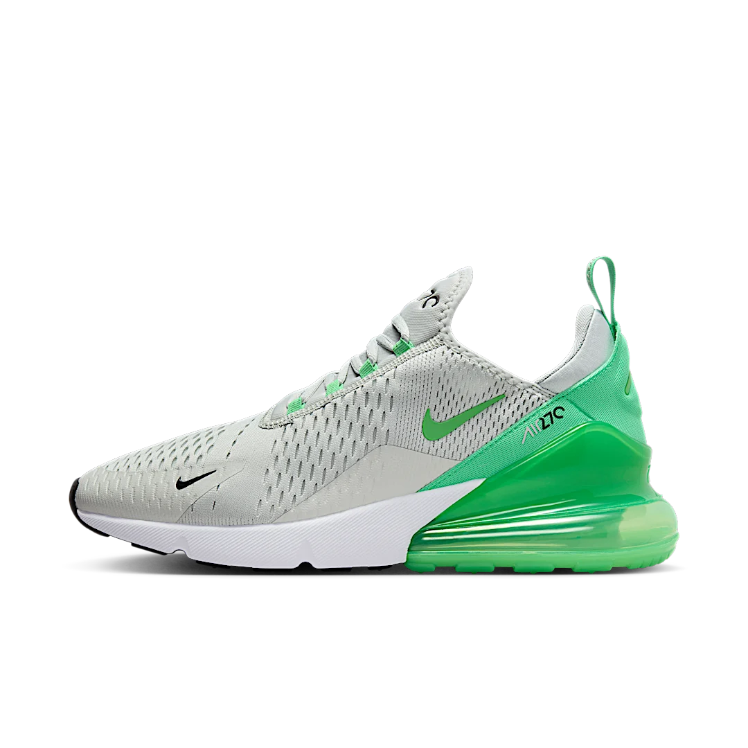 Overkicks - Nike Air Max 270 Light Silver Green Shock (AH8050-027) - vista lateral