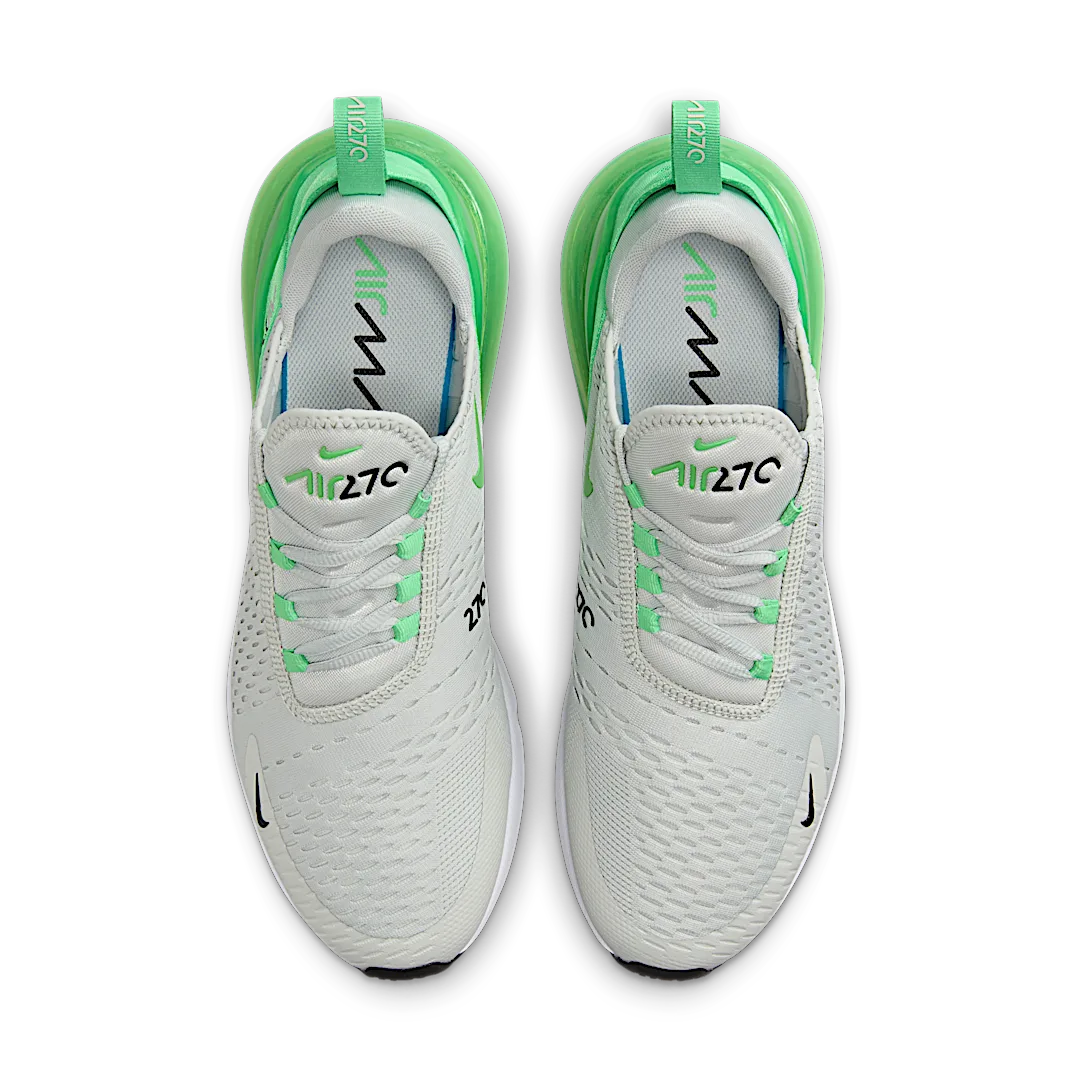 Overkicks - Nike Air Max 270 Light Silver Green Shock (AH8050-027) - par completo