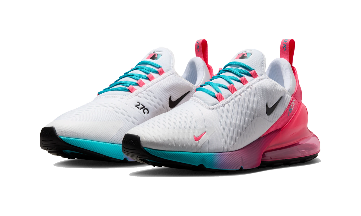Overkicks - Nike Air Max 270 Miami Marlins (HQ8001-100) - vista trasera