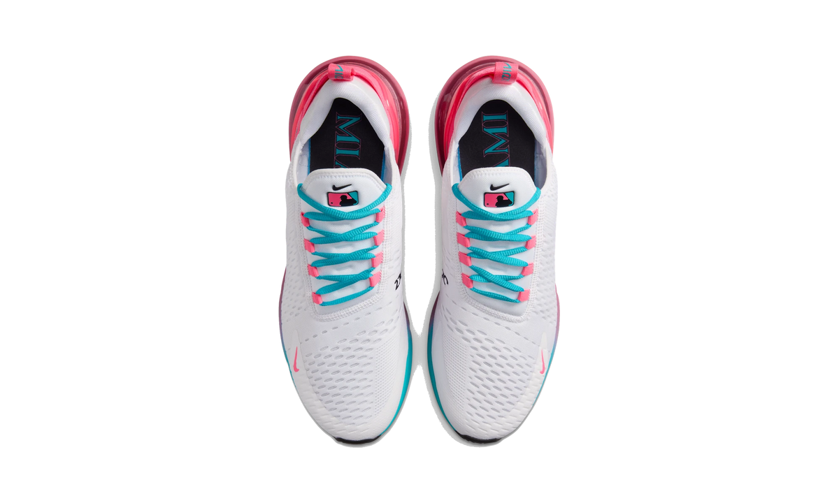 Overkicks - Nike Air Max 270 Miami Marlins (HQ8001-100) - vista superior