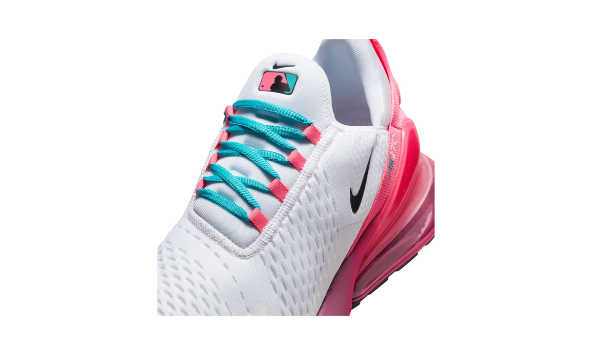 Overkicks - Nike Air Max 270 Miami Marlins (HQ8001-100) - detalle lateral interior
