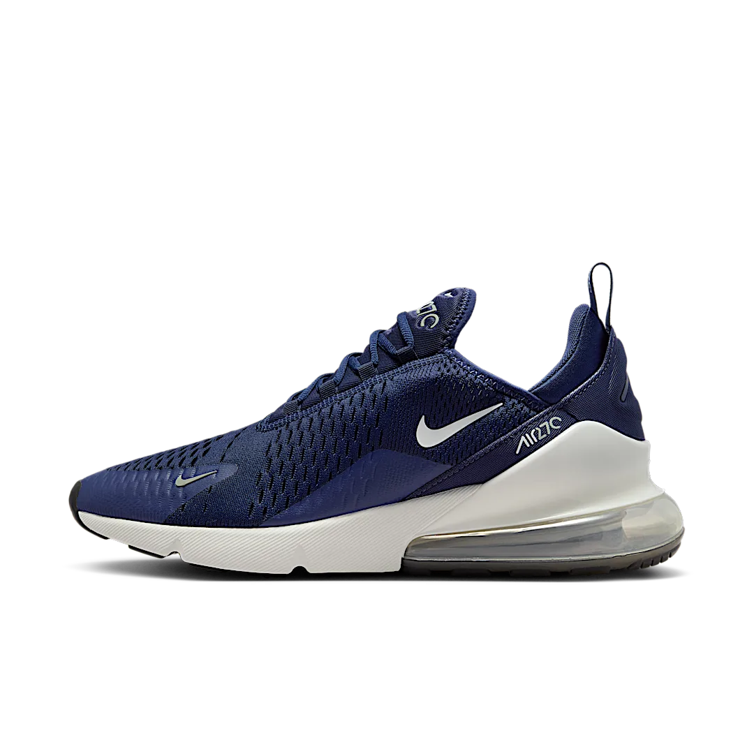 Overkicks - Nike Air Max 270 Midnight Navy Black Jade Horizon White (AH8050-406) - vista lateral
