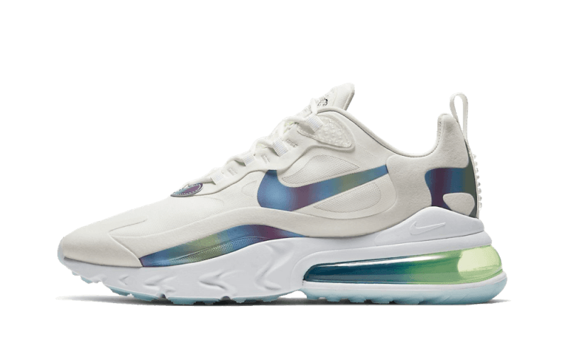Overkicks - Nike Air Max 270 React Bubble Pack White (CT5064-100) - vista lateral