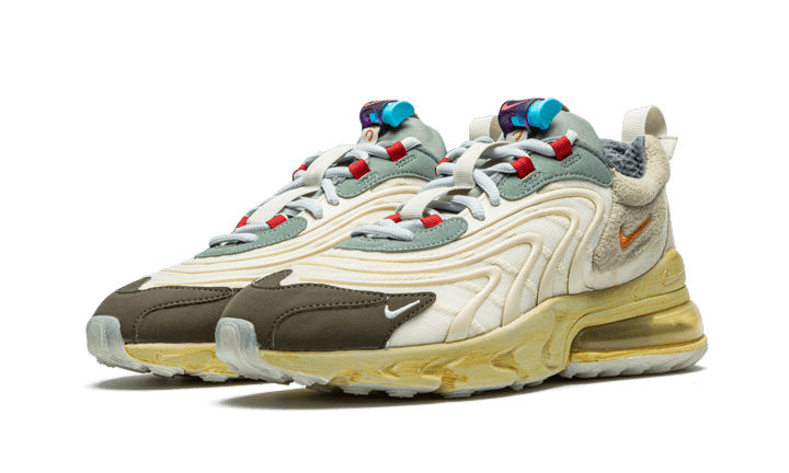 Overkicks - Nike Air Max 270 React ENG Travis Scott Cactus Trails (CT2864-200) - vista trasera