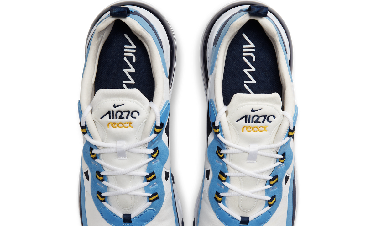Overkicks - Nike Air Max 270 React UNC (CT1264-104) - vista superior