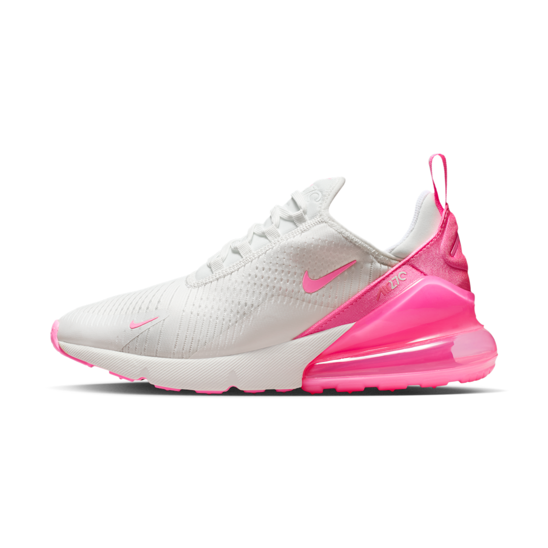 Overkicks - Nike Air Max 270 Summit White Pink Spell (HJ3222-104) - vista lateral