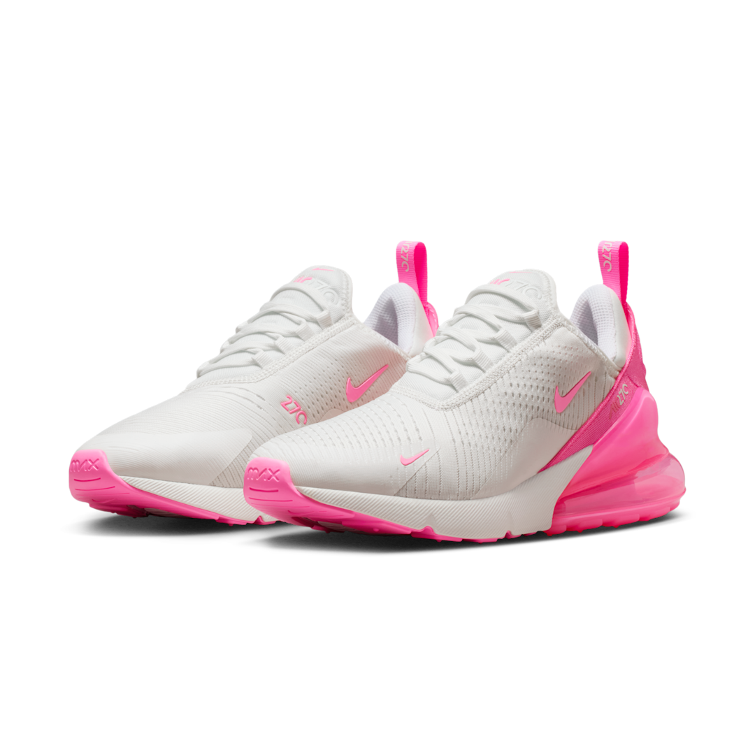Overkicks - Nike Air Max 270 Summit White Pink Spell (HJ3222-104) - vista trasera