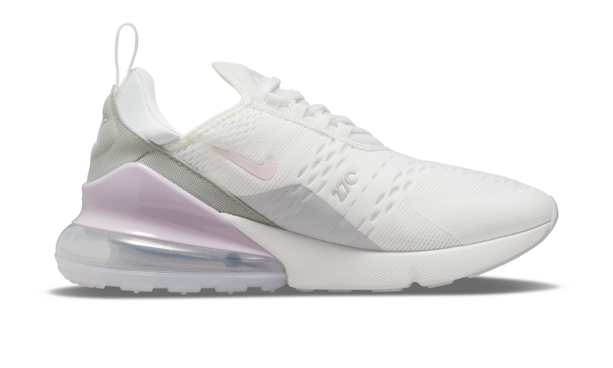 Overkicks - Nike Air Max 270 Summit White Regal Pink (DQ0814-100) - detalle suela