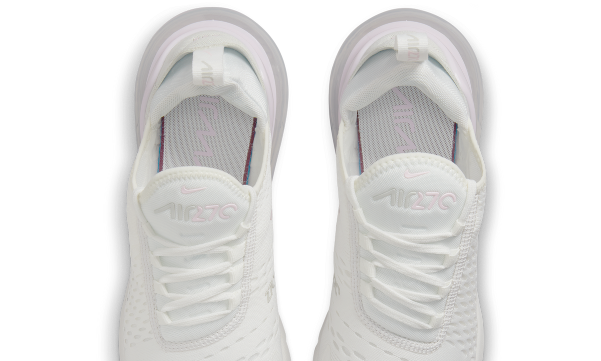 Overkicks - Nike Air Max 270 Summit White Regal Pink (DQ0814-100) - vista superior