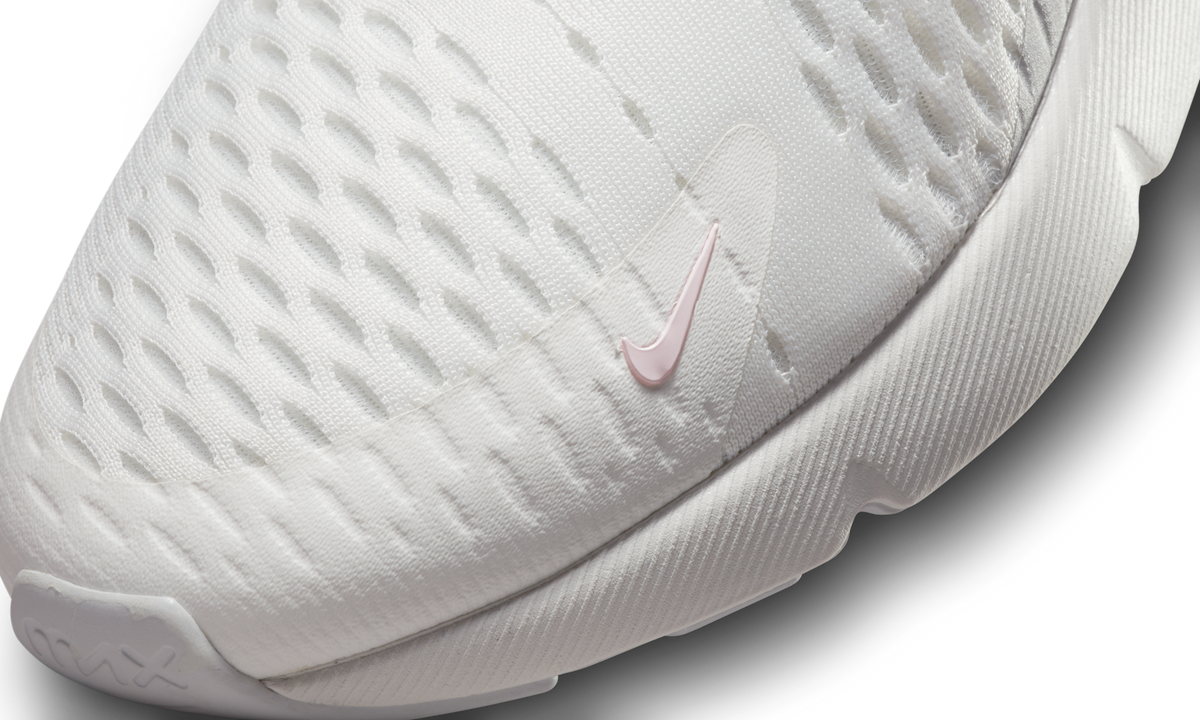 Overkicks - Nike Air Max 270 Summit White Regal Pink (DQ0814-100) - detalle lateral interior
