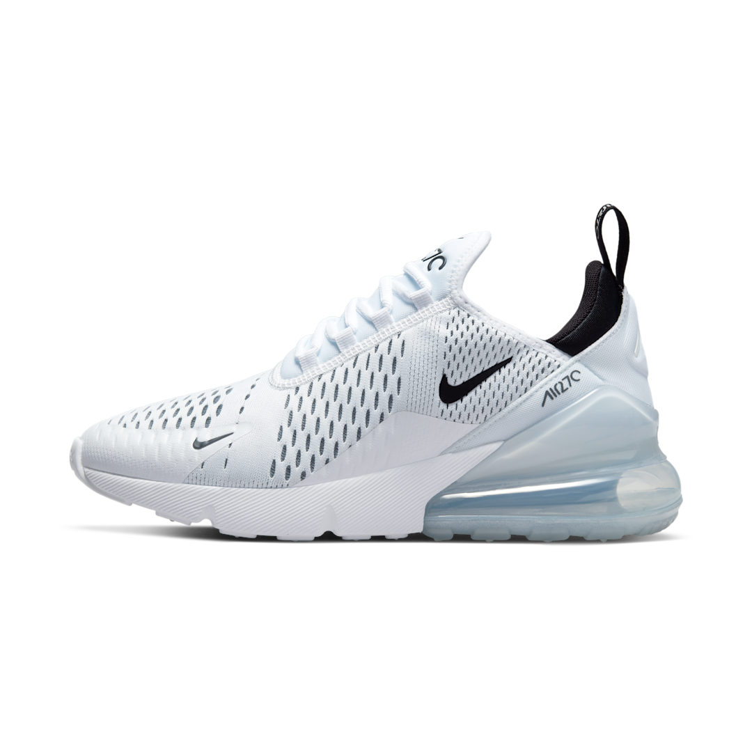 Overkicks - Nike Air Max 270 White Black (AH6789-100) - vista lateral