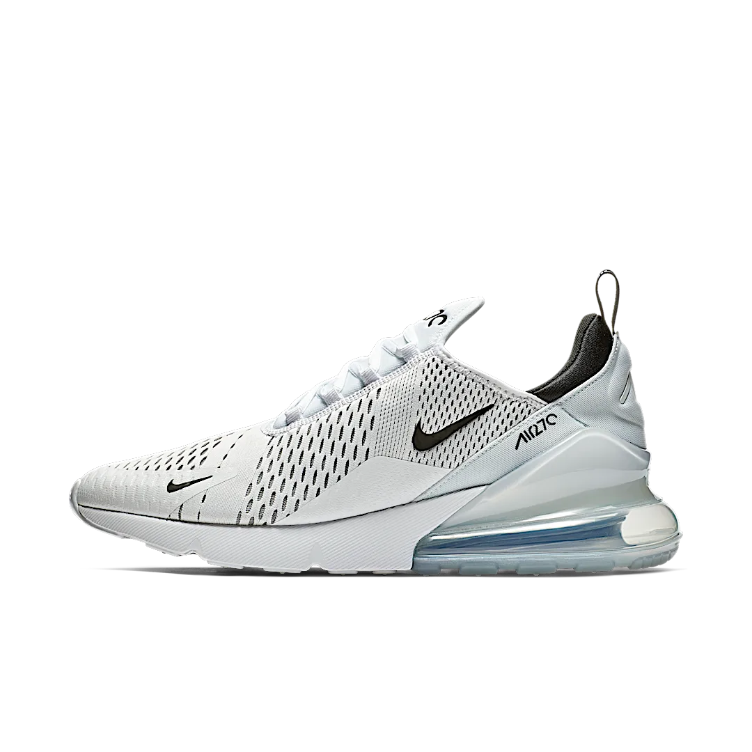 Overkicks - Nike Air Max 270 White Black (AH8050-100) - vista lateral