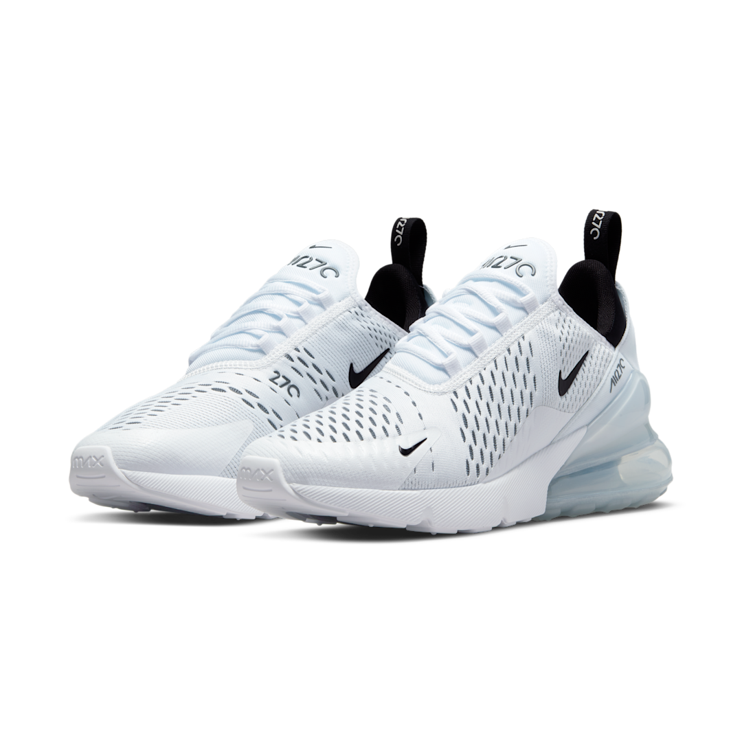 Overkicks - Nike Air Max 270 White Black (AH6789-100) - vista trasera