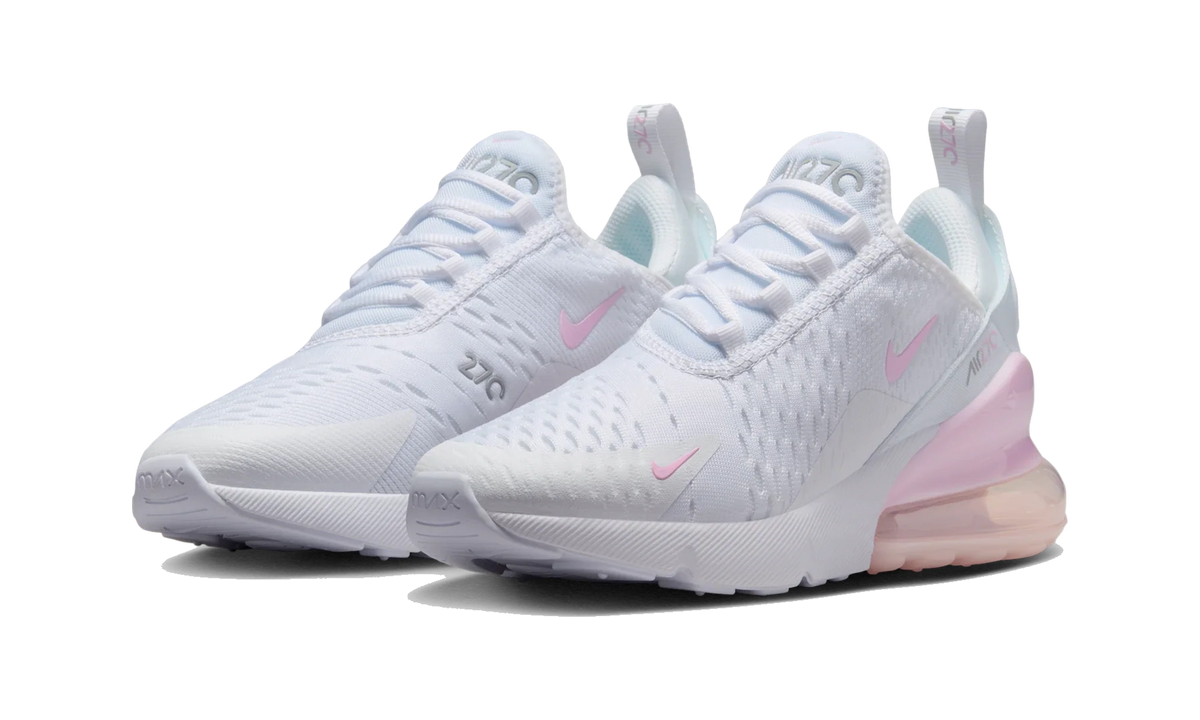 Overkicks - Nike Air Max 270 White Light Smoke Grey Pink Foam (GS) (943345-122) - imagen 2