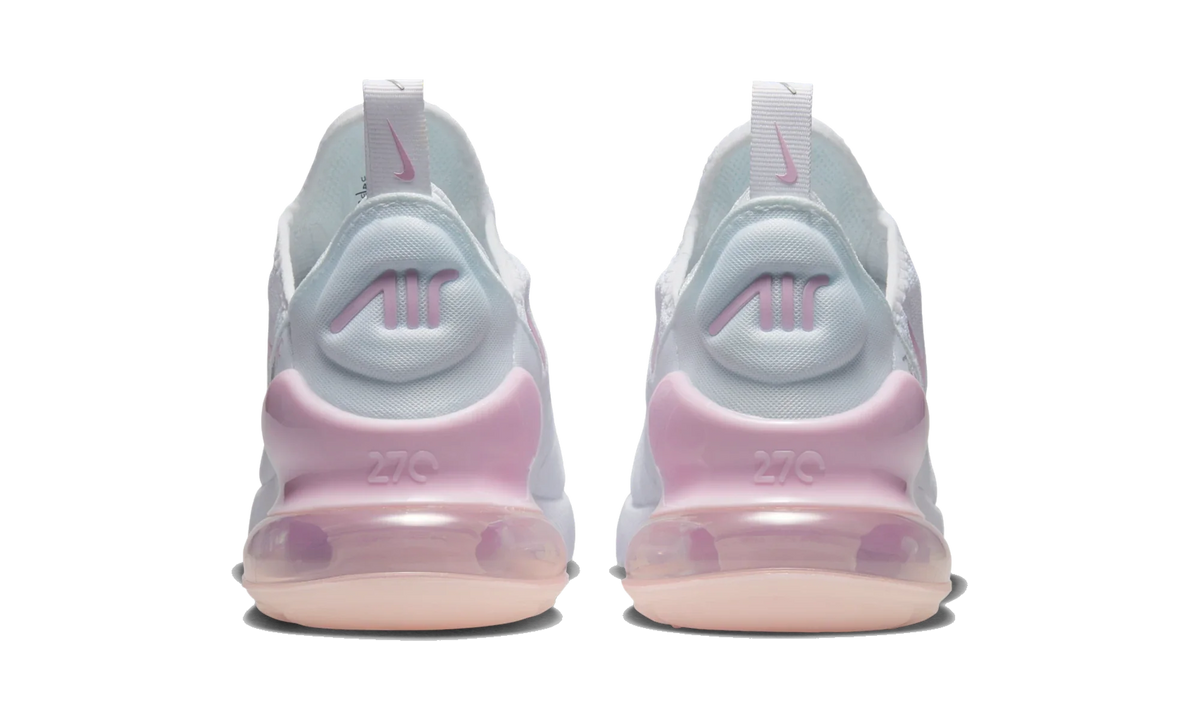 Overkicks - Nike Air Max 270 White Light Smoke Grey Pink Foam (GS) (943345-122) - imagen 6