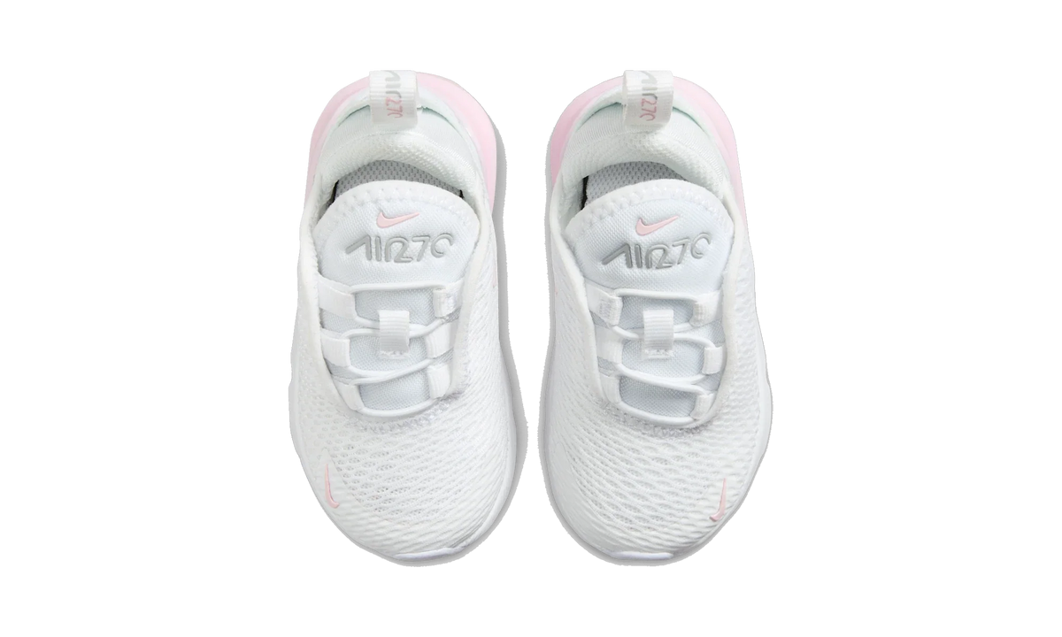 Overkicks - Nike Air Max 270 White Light Smoke Grey Pink Foam (TD) (DD1646-122) - imagen 5
