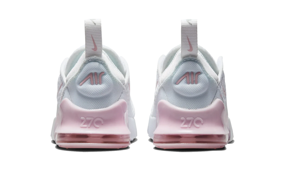 Overkicks - Nike Air Max 270 White Light Smoke Grey Pink Foam (TD) (DD1646-122) - imagen 6