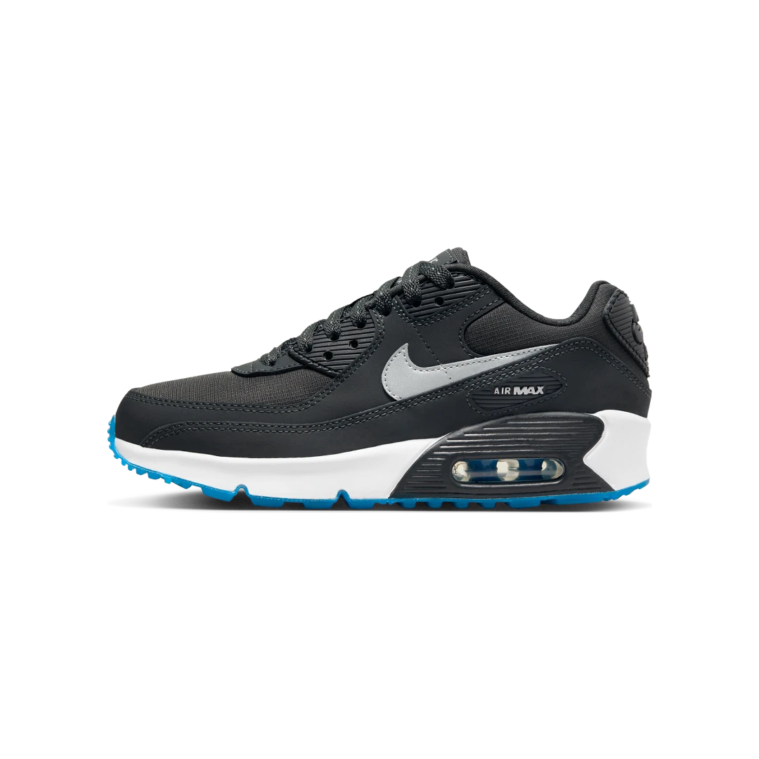 Overkicks - Nike Air Max 90 Anthracite Industrial Blue (FV0361-001) - vista lateral