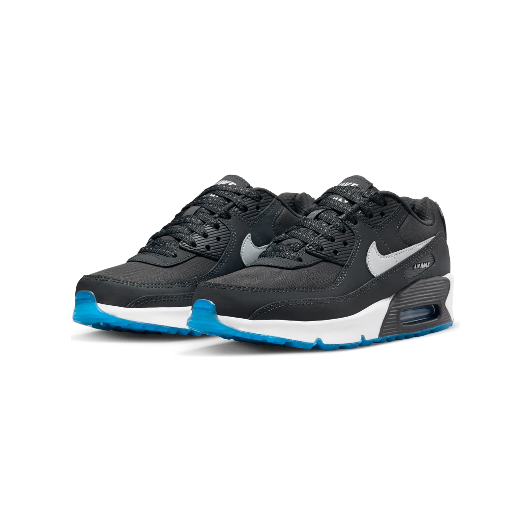 Overkicks - Nike Air Max 90 Anthracite Industrial Blue (FV0361-001) - vista trasera